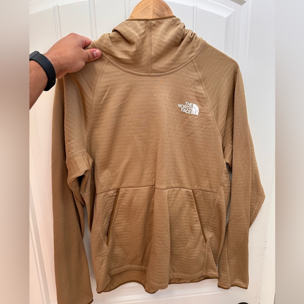 The North Face Tan athletic Hoodie size medium